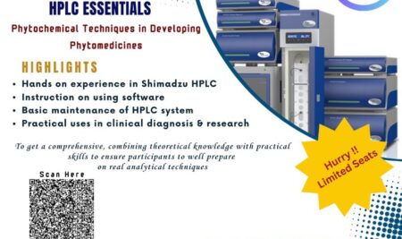 One Day Workshop & Hands-on-Training on HPLC Essentials – Phytochemical Techniques in Developing Phytomedicines